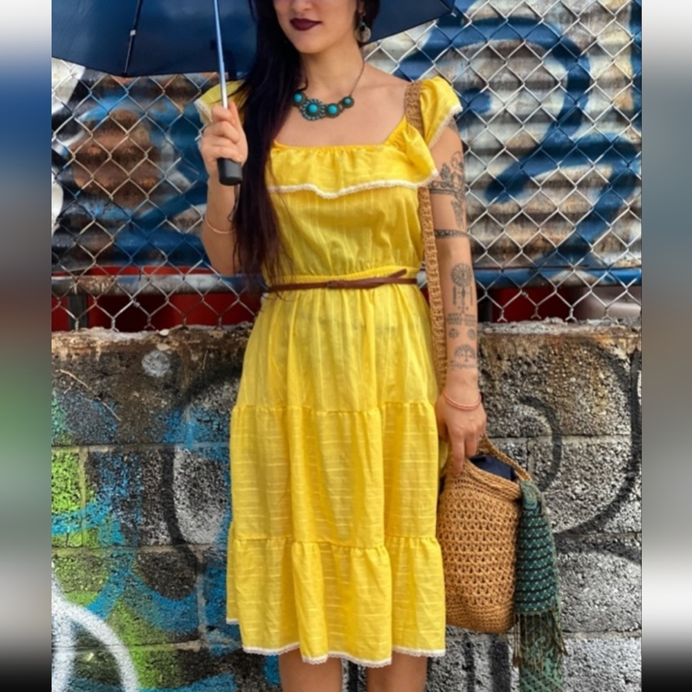 Vintage JJM New York cowgirl belle dress size SM